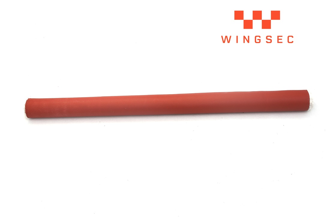 15Oz Red Silicone Coated Glass Cloth 0.5mm Thickness For BBQ  Welding Blanket