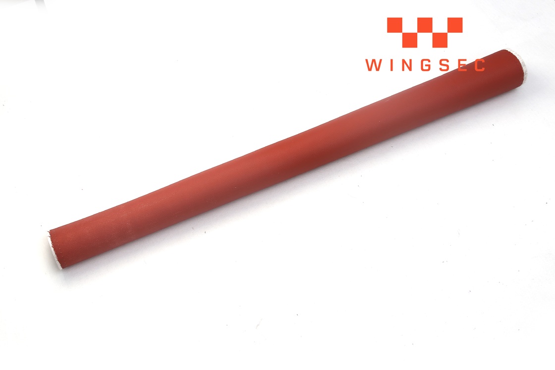 15Oz Red Silicone Coated Glass Cloth 0.5mm Thickness For BBQ  Welding Blanket