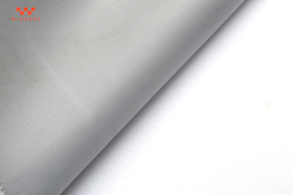 Γκρι 3732 PU Επικαλυμμένο Ύφασμα από Ίνα Γυαλιού 0.45mm Ύφασμα Πυροσβεστικής Κουβέρτας 430g/M2 Βάρος