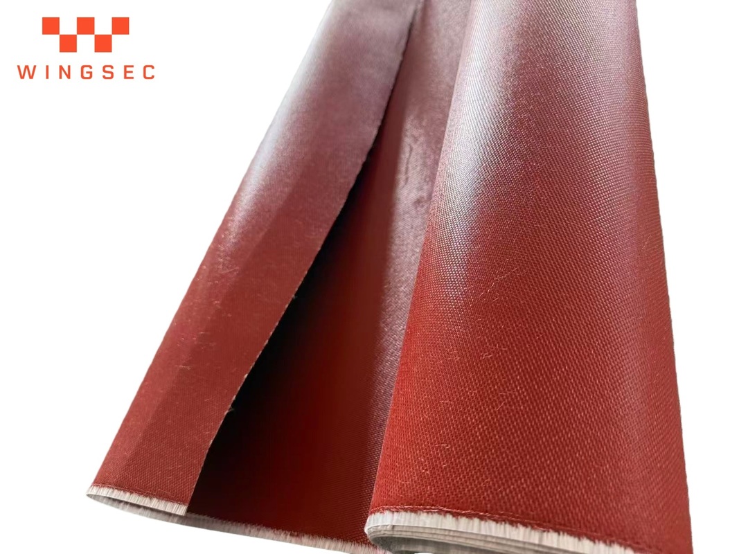 Satin Silicone Coated Fiberglass Fabric For Customized Performance Needs Silicone Coated Glass Fiber Fabric
