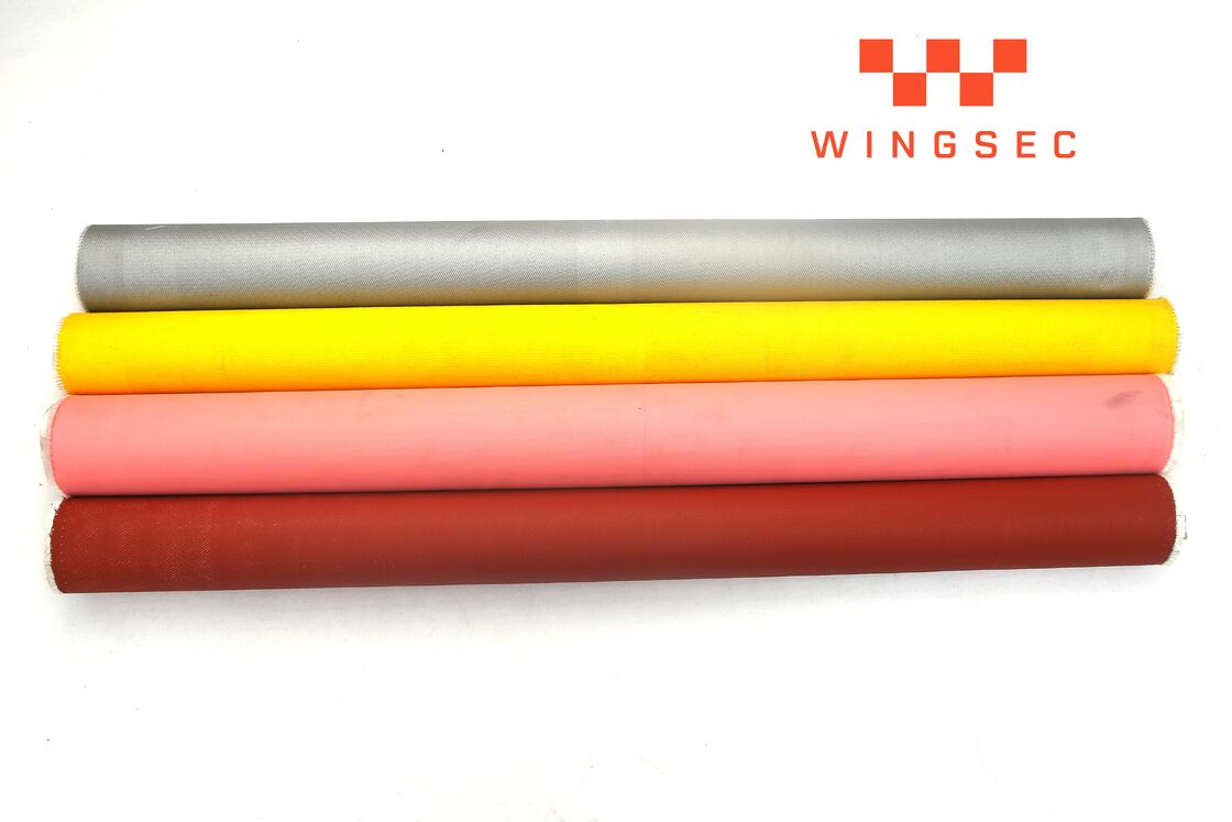 34 Oz Silicone Coating Fabric For High Temperature Removable Pads Fireproof Fiberglass Fabric