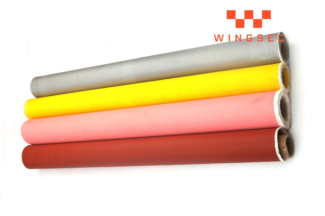 Industrial Silicone Coated Fiberglass Fabric Offering Fire Resistance Heat Protection and Electrical Insulation for Welding and Automotive