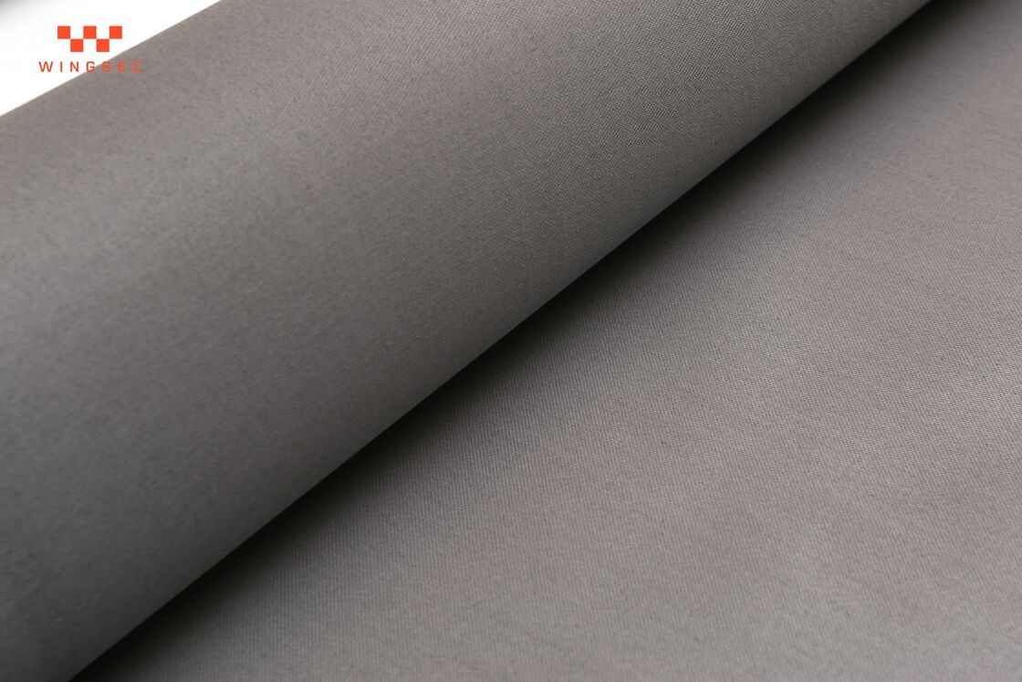 540 g/m² PU-beschichtetes Glasfasergewebe mit Edelstahl (V4A) Draht für E60 E120 E180 Brandschutzvorhang