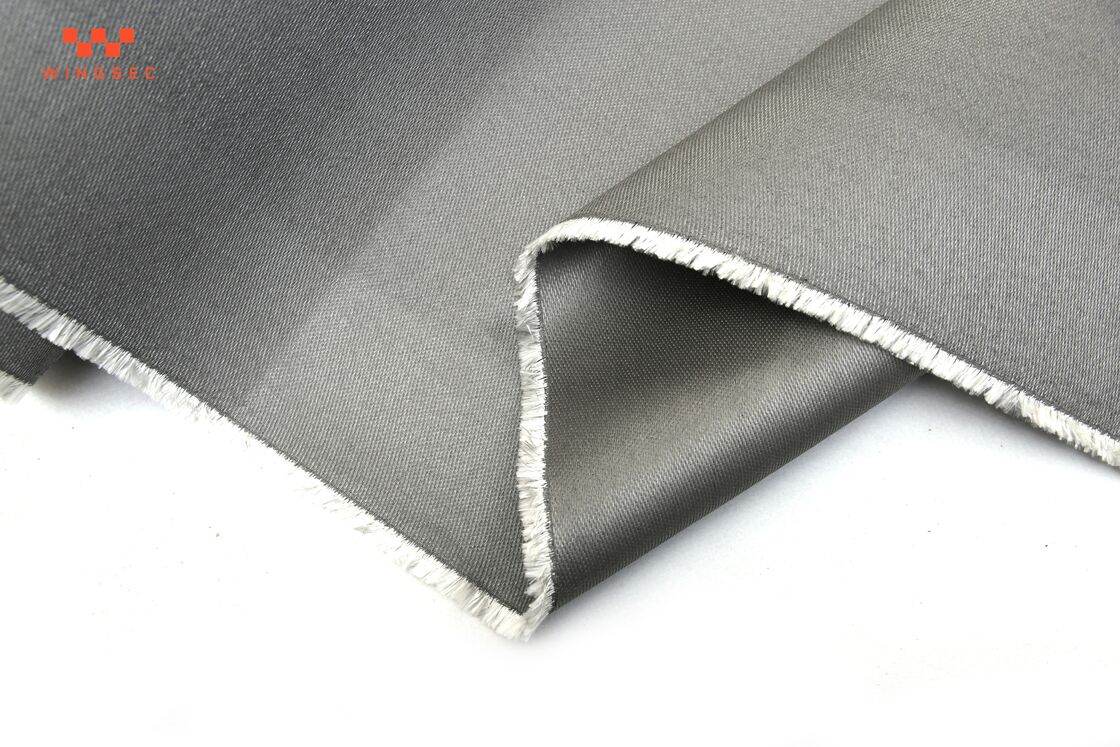 Fire Curtain Fabric Composed of PU Coated Fiberglass and Stainless Steel Wire for Fire Resistance and Mechanical Strength