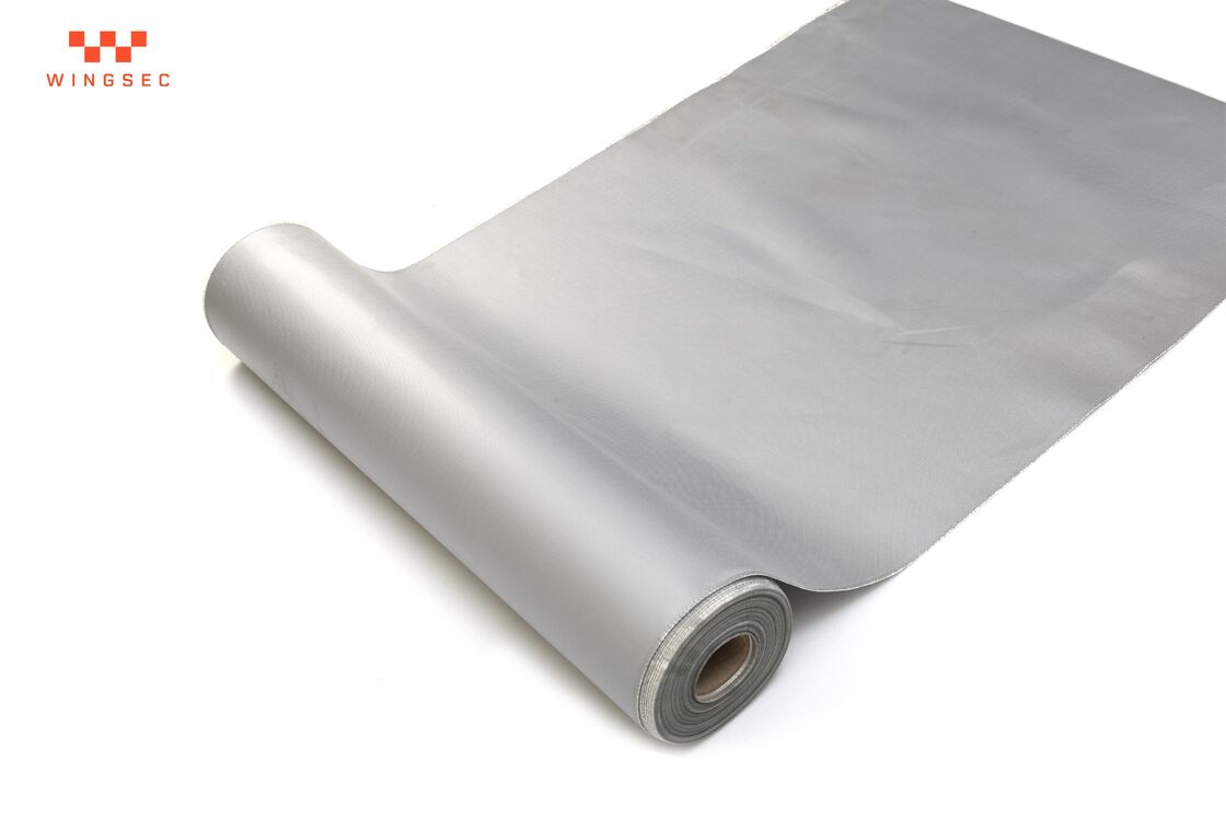 460g/M² 0.41mm PU-Coated Fiberglass Fabric With Up To 1800°C Heat Resistance For Fireproof Use And Industrial Protection.