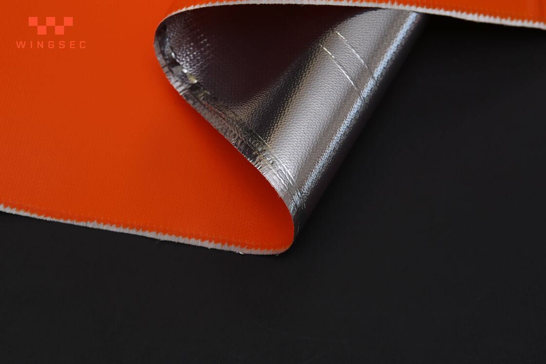 Aluminum Foil Fiberglass Cloth coated with 7 to 25 micron aluminum foil for enhanced fire resistance and thermal performance
