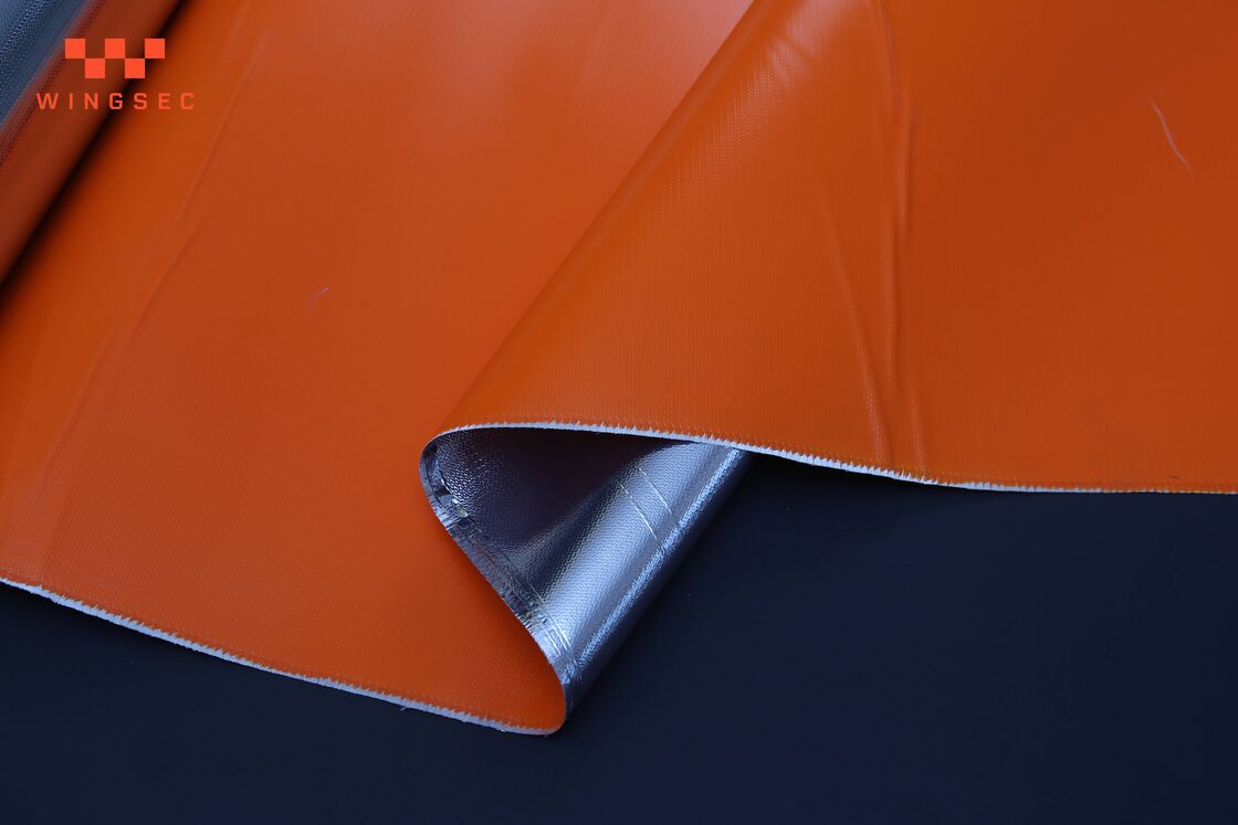 Aluminum Foil Fiberglass Cloth coated with 7 to 25 micron aluminum foil for enhanced fire resistance and thermal performance