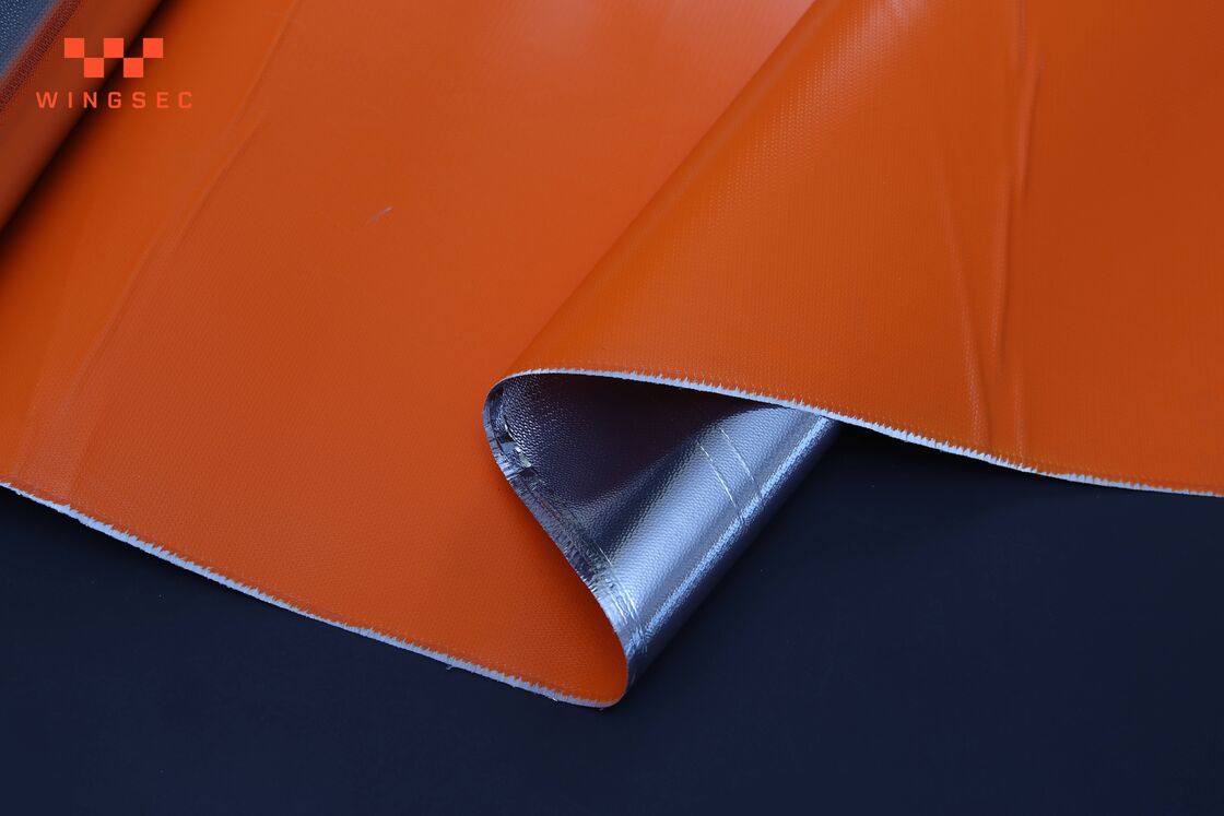 Aluminum Foil Fiberglass Cloth coated with 7 to 25 micron aluminum foil for enhanced fire resistance and thermal performance