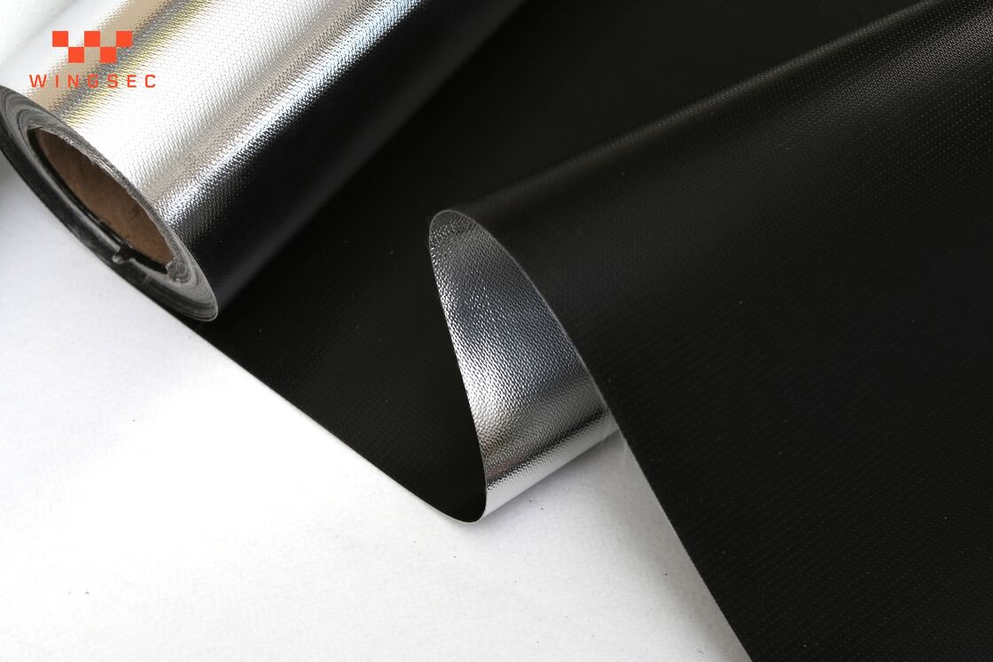 Aluminum Foil Fiberglass Cloth Thermal Insulation Material with Excellent Weather Resistance and High Light Reflectivity