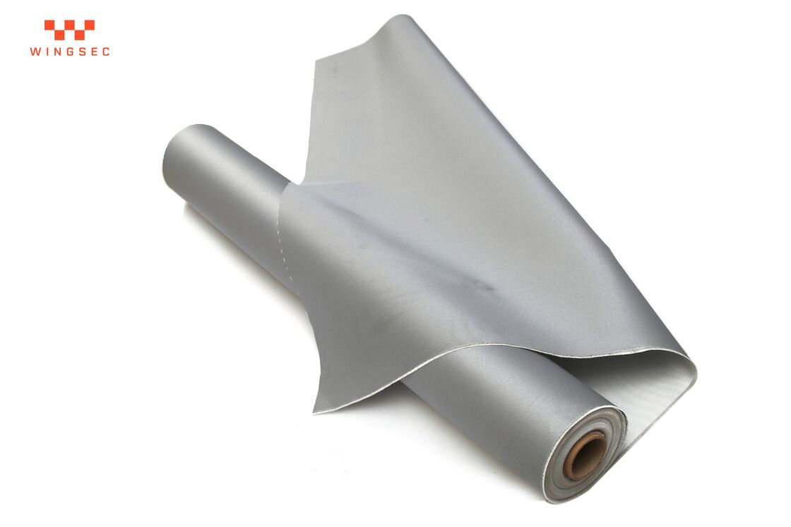 Fire Curtain Fabric Featuring PU Coated Fiberglass and Stainless Steel Wire for Fire Resistance and Structural Integrity