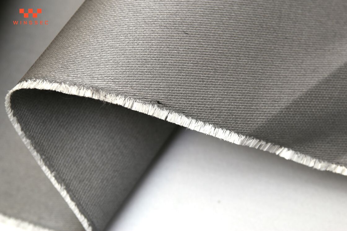 Fire Curtain Fabric Featuring PU Coated Fiberglass and Stainless Steel Wire for Fire Resistance and Structural Integrity
