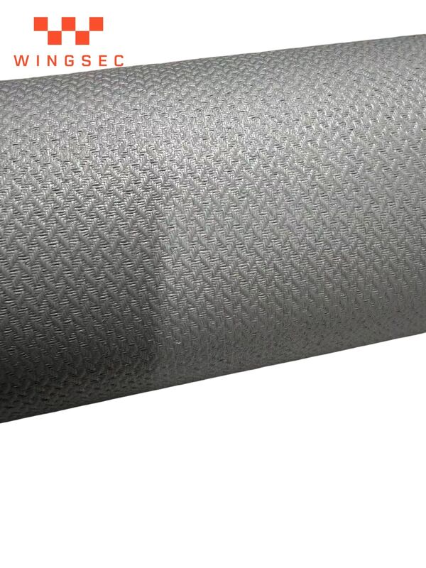 700℃ Stainless Steel Wire Reinforced Pu Coated Fiberglass Cloth For Fireproof Curtain