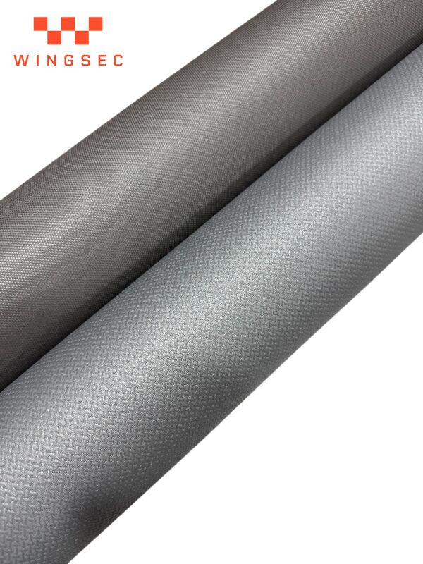 700℃ Stainless Steel Wire Reinforced Pu Coated Fiberglass Cloth For Fireproof Curtain