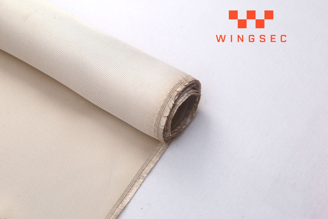 High Temperature Fiberglass Cloth Fire Resistant 0.7mm Thickness 650gsm High Silica Fabric Ideal Welding Area Heat Shielding Material