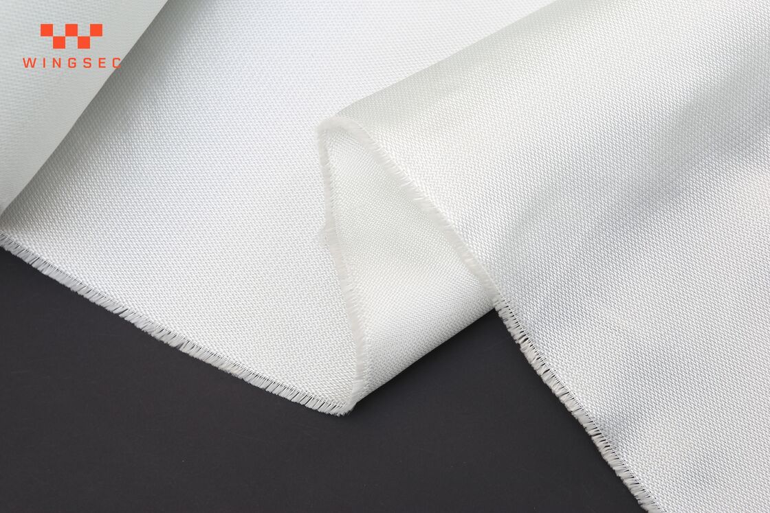 Plain weave C-glass fabric roll length 50 meters suitable for lamination and reinforcement in industrial composite parts