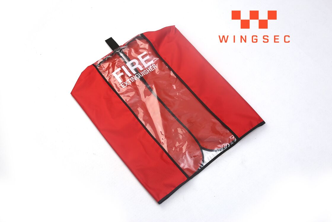 Heavy Duty Canvas Fire Extinguisher Protection Cover Industrial 9kg Reinforced Stitching Outdoor Use