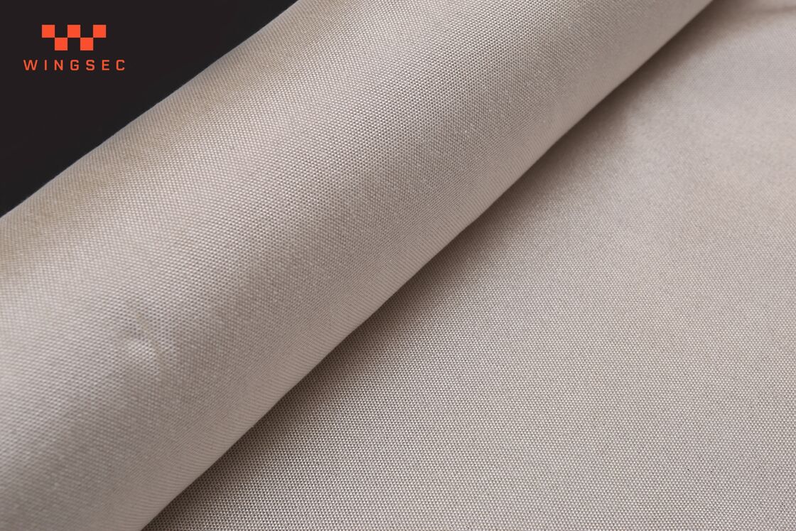 HT2025 0.6mm 600gsm Texturized Expanded Fiberglass Heat Shield Fabric Roll 40 Inch 550C Thermal Barrier Insulation Cloth