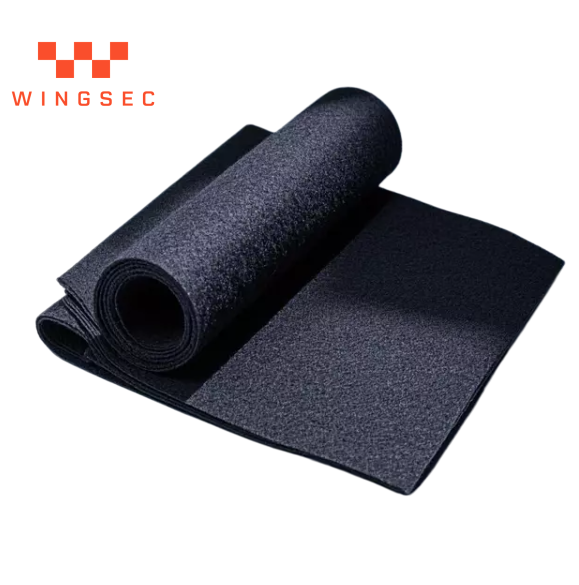 Voroxidiertes PAN-Filz WS-PF900 900g/m² 7,5mm 450°C Schwerlast-Schweißdeckenrolle Thermoisolierendes Vliesstoffmaterial