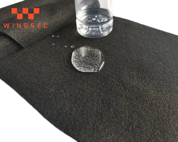 Pre-oxidized PAN Felt 1200g/m2 10-10.5mm 450C Aluminum Foil Scrim Laminated Construction Joint Fire Barrier 1.2m x 20m